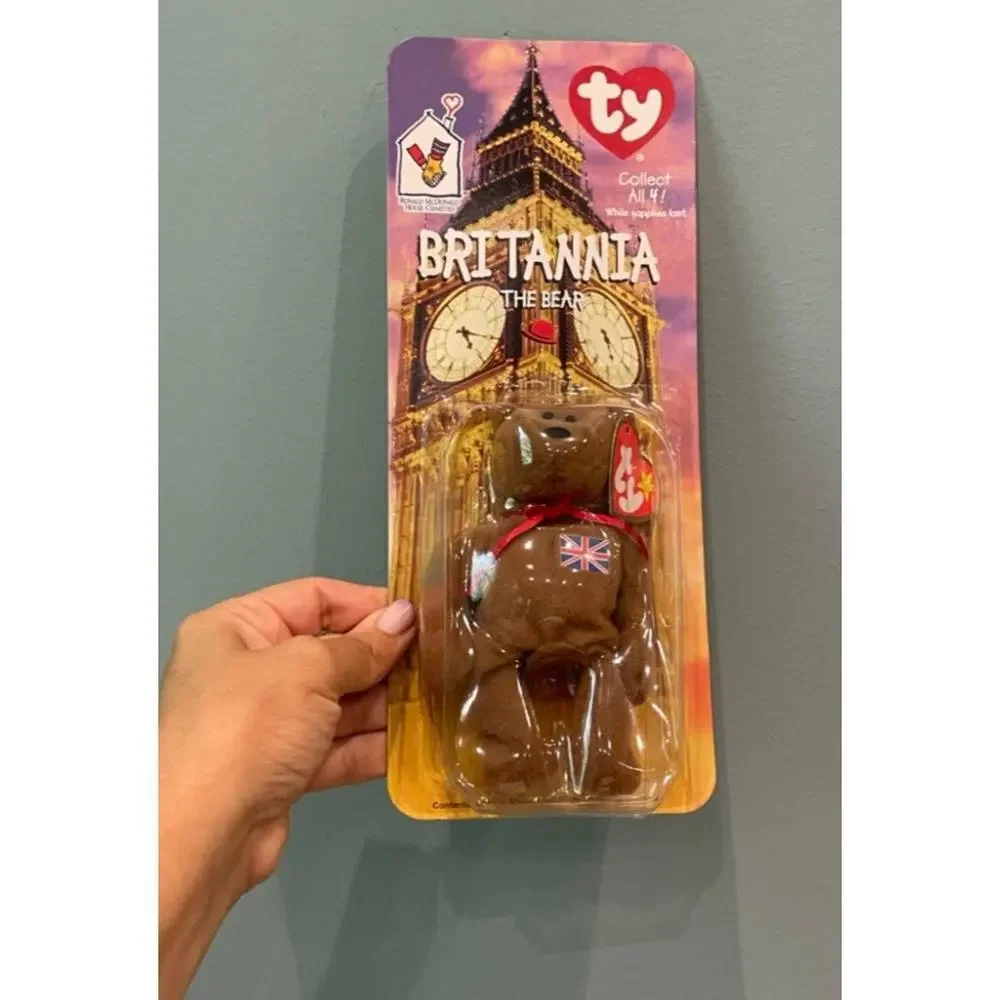 Set of 4 Rare International McDonald's 1999 TY Beanie Babies NEW